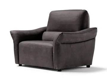 PIERRE - Leather armchair with armrests by Max Divani - view 2